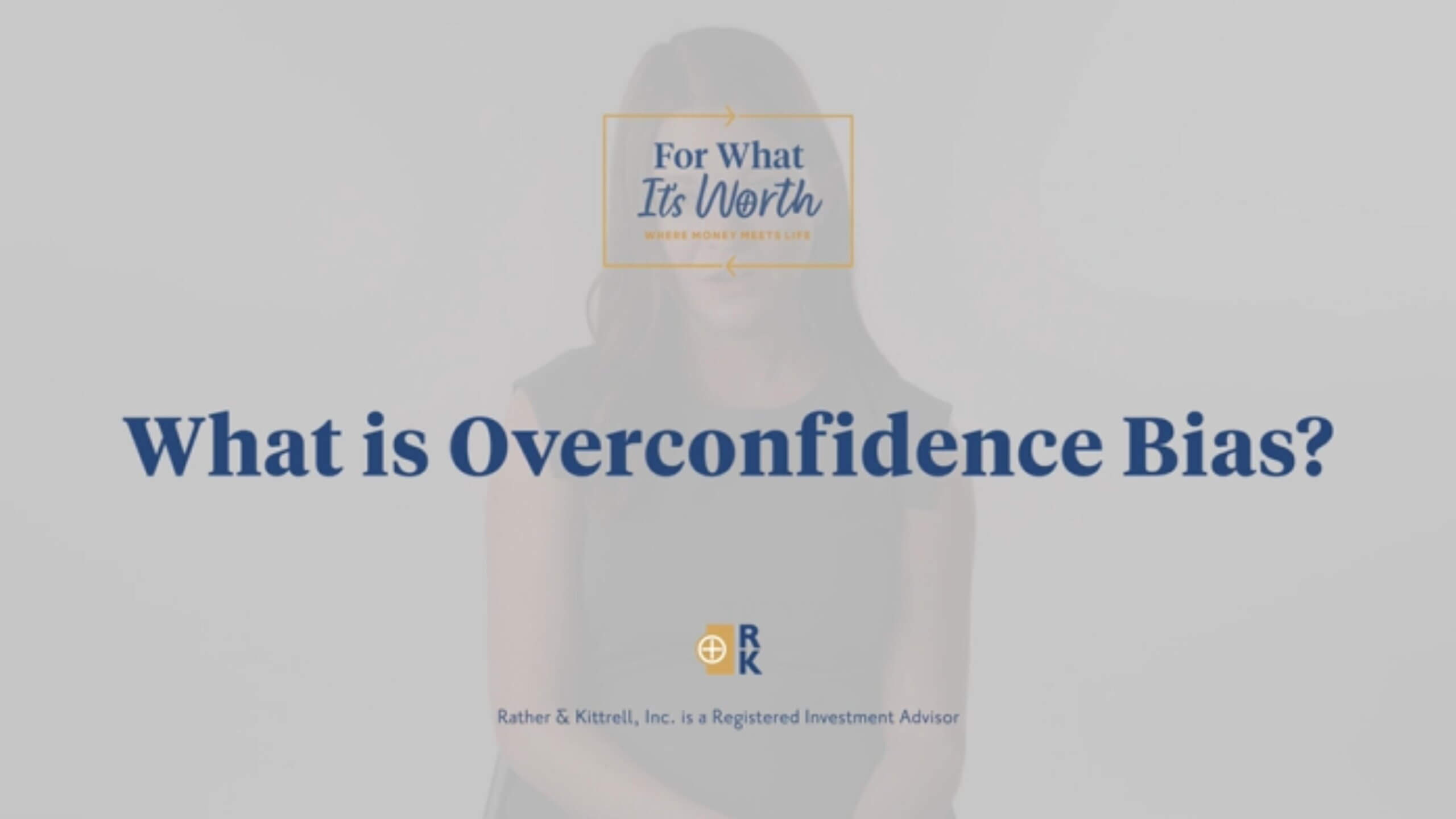 What is overconfidence bias?